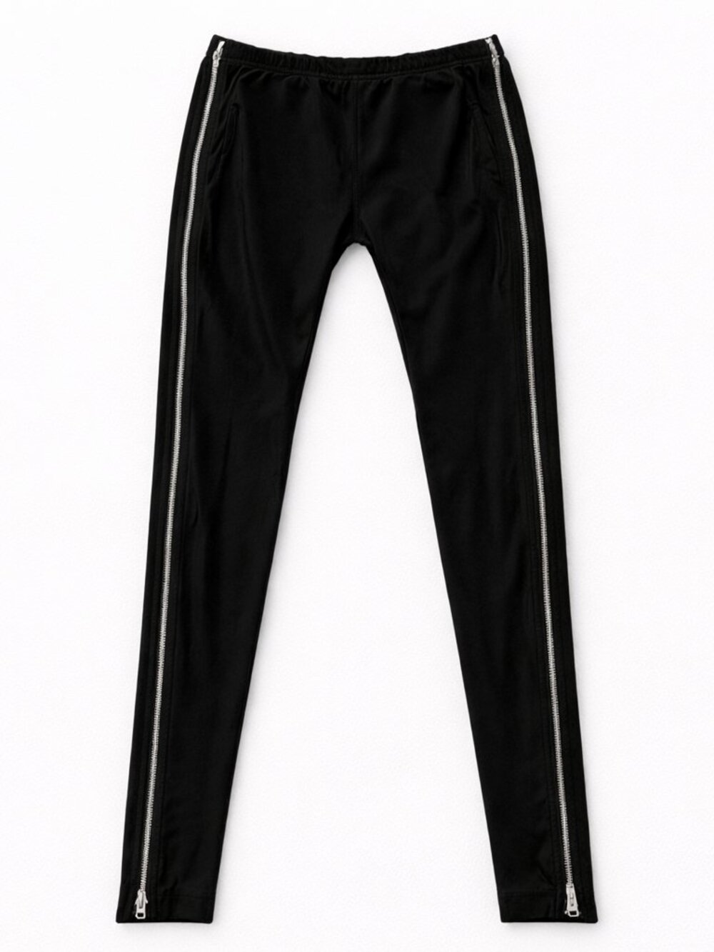 American Apparel Full-Length Zip Leggings – Black (XS)